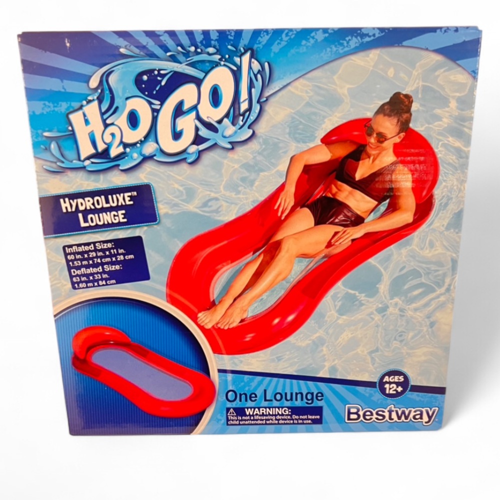 Bestway H2O GO! Red Hydroluxe Lounge